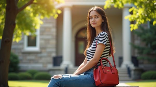 Upgrade your campus style with a trendy school handbag